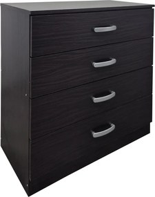 Συρταριέρα Athos pakoworld σε wenge απόχρωση 80x40x79εκ