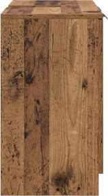 vidaXL Ντουλάπι Μπάνιου Παλιό Ξύλο 64,5 x 33,5 x 59 εκ.