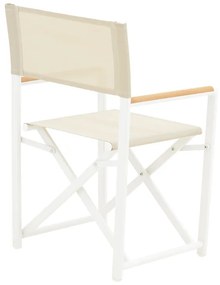 Τραπεζαρία Kliton - Mabu σετ 3τεμ pakoworld αλουμίνιο σε λευκή απόχρωση 80x80x74εκ