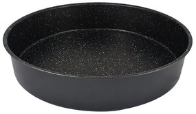 Ταψί Στρογγυλό Αντικολλητικό Magma 01-7225 Φ36cm Black Estia Αλουμίνιο