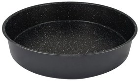 Ταψί Στρογγυλό Αντικολλητικό Magma 01-7225 Φ36cm Black Estia Aluminium