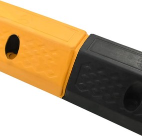 vidaXL Στοπ Τροχών 2 τεμ. 49 x 15 x 9 εκ. από Καουτσούκ