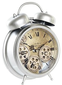 Bordklokke DKD Home Decor Ασημί