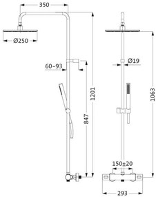 Σύστημα ντουζ Herzbach Living Spa II