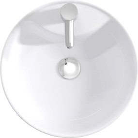 vidaXL Λεκάνη μπάνιου Χρωμέ 40,5 x 40,5 x 15 cm Μέταλλο