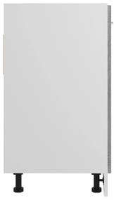 Ντουλάπι Νιπτήρα Γκρι Sonoma 80x46x81,5 εκ. Επεξεργασμένο Ξύλο - Γκρι