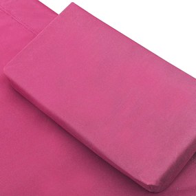 Ξαπλώστρα - Κρεβάτι Διπλή Ροζ με Σκίαστρο και Μαξιλάρια - Ροζ