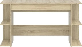 vidaXL Γραφείο Sonoma Δρυς 140 x 50 x 75 εκ. από Επεξεργασμένο Ξύλο