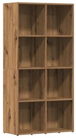 vidaXL Ντουλάπι βιβλίων Artisan Oak 66x30x130 cm Κατασκευασμένο ξύλο