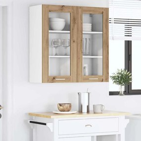 vidaXL Κρεμαστό ντουλάπι Artisan Oak 80 x 31 x 80 εκ.