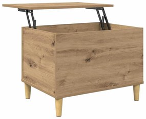 vidaXL Κομοδίνο artisan δρυς 60 x 44.5 x 45 εκ Επεξεργασμένο ξύλο