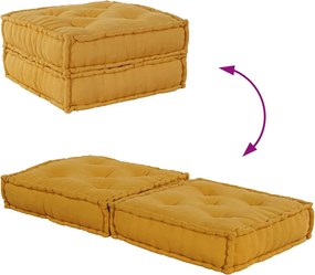 vidaXL Μοντέρνο Καναπέ Κίτρινο 70x70x36 Υφασμάτινο