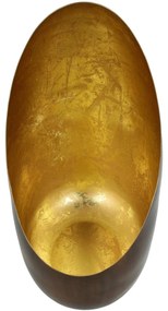 Κηροπήγιο ArteLibre Μπρονζέ Μέταλλο 17x17x27cm