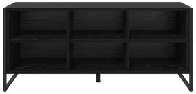 vidaXL Ντουλάπα Παπουτσιών με αποθήκευση Μαύρη Οξυά 60 x 35 x 44 εκ.