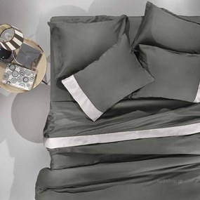 Σεντόνια King Size (Σετ) Guy Laroche Silky Anthracite/Silver
