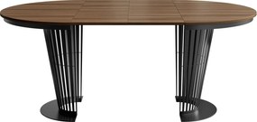 Τραπέζι Elantra Επεκτεινόμενο-Μαύρο – Βέγγε-Μήκος: 120 εκ.