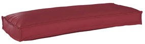 vidaXL Μαξιλάρι Παλέτας για Πάγκο Μπορντό 100 x 40 x 8 cm από Ύφασμα Oxford