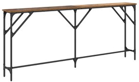 vidaXL Τραπέζι Κονσόλας Παλιό Ξύλο 180x23x75 εκ. Κατασκευασμένο Ξύλο