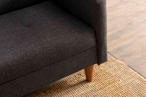 3-Seat Sofa-Bed Hiko - Dark Grey Dark Grey