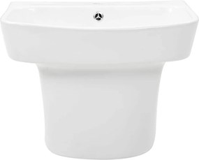 vidaXL Λεκάνη Λευκό 50 x 45 x 41 εκ. Γυαλιστερή Κεραμική