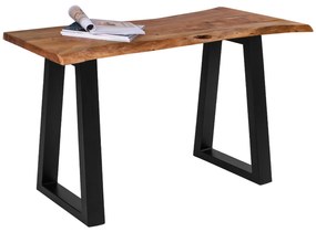 ΤΡΑΠΕΖΙ ΚΟΝΣΟΛΑ MONTANA 4εκ.ΠΑΧΟΣ ΜΑΣΙΦ ΞΥΛΟ ΑΚΑΚΙΑΣ ΦΥΣΙΚΟ HM8339.11 130x45x78Y εκ.