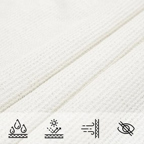 vidaXL Πανί Σκίασης Λευκό 2 x 4,5 μ. από HDPE 160 γρ./μ²