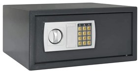 vidaXL Ψηφιακό Ασφαλές Σκούρο γκρι 42 x 37 x 20 εκ. Ατσάλι