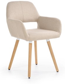 60-20989 K283 chair, color: beige DIOMMI V-CH-K/283-KR-BEŻOWY, 1 Τεμάχιο