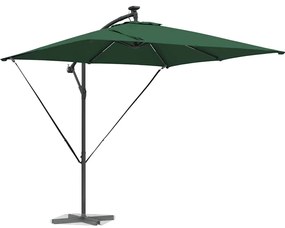 vidaXL Ομπρέλα Cantilever Banana Πράσινο 249 x 249 x 250 εκ.