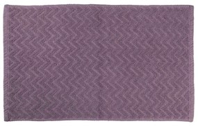 Πατάκι Μπάνιου Zig Zag 05576.001 Lila 50 X 80 50x80cm 100% Βαμβάκι