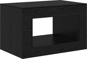 vidaXL Coffee Table Μαύρη Δρυς 80.5 x 50 x 50 cm Engineered Wood