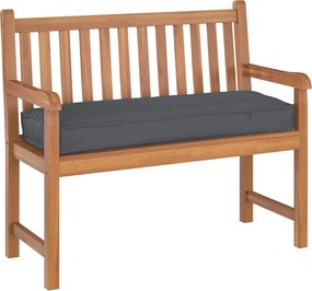 vidaXL Μαξιλάρι Ανθρακί 120 x 40 x 8 εκ Ύφασμα Όξφορντ