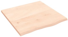 vidaXL Πάγκος Μπάνιου 60 x 60 x 2 εκ. από Ακατέργαστο Μασίφ Ξύλο