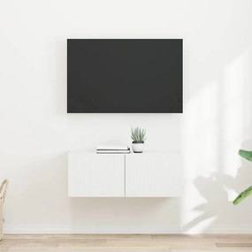 vidaXL Ντουλάπι Τηλεόρασης Τοίχου 2 pcs Λευκό 39 x 31 x 29,5 εκ