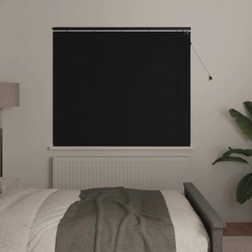 vidaXL Βενετσιάνικη Σκίαση Μαύρο 150 x 130 εκ 35 mm