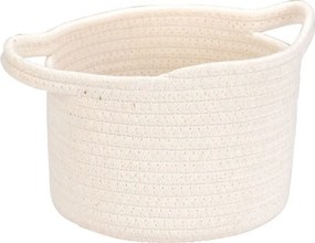 Καλάθι Αποθήκευσης (Φ18x13) Estia Blanca Λευκό 02-29616