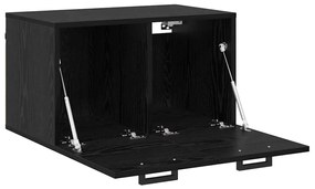 vidaXL Ντουλάπα Τοίχου Μαύρη δρυς 60 x 36.5 x 35 cm Επεξεργασμένο ξύλο