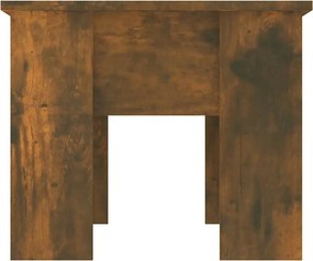 vidaXL Τραπεζάκι Σαλονιού Καπνιστή Δρυς 79x49x41 εκ. Επεξεργασμ. Ξύλο