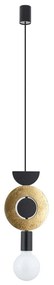 Φωτιστικό Οροφής Drops Wood F 11180 16x216,5cm 1xE27 25W Black-Gold Nowodvorski