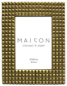 Κορνίζα Για Φωτογραφία 20x25cm Cubique B 028371 29x3x33,5cm Antique Gold Γυαλί,Polyresin