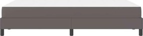 vidaXL Σκελετός Κρεβατιού με στρώμα Γκρι 120 x 190 cm ύφασμα