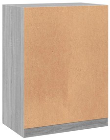 vidaXL Ντουλάπα Γκρι Sonoma 77x48x102 εκ. από Επεξεργασμένο Ξύλο