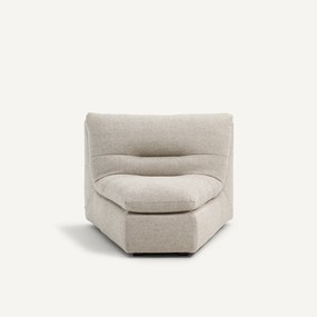 Γωνιακή πολυθρόνα σύνθεσης από βισκόζη και λινό, GIULIANO