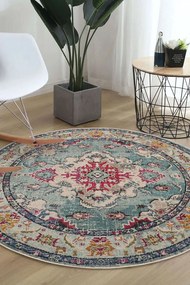 Χαλί WOOPAMUK495 Turquoise Conceptum Hypnose 150X150cm Round