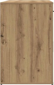 vidaXL Γραφείο Αρτισιανή Δρυς 100x49x75 εκ. από Επεξεργασμένο Ξύλο