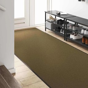 vidaXL Χαλάκι Εξώπορτας Καφέ και Μαύρο 120 x 400 cm 100% Πολυαμίδιο
