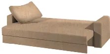 Καναπές Kleio Διθέσιος-150φ 80β εκ.-Sand - 150.00Χ80.00Χ90.00cm