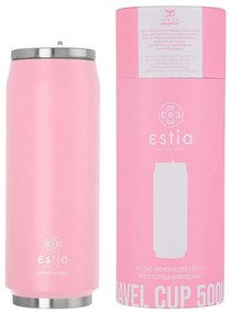 Θερμός Travel Cup Save The Aegean Blossom Rose  Estia 500ml