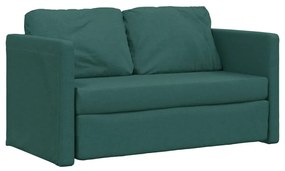 vidaXL Καναπές-Κρεβάτι Δαπέδου 2 σε 1 Πράσινος 112x174x55 εκ. Ύφασμα