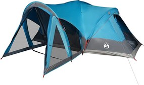 vidaXL Σκηνή Οικογενειακή Tipi 8 Ατόμων Αδιάβροχη Μπλε